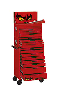 Teng Tools Verktygsvagn TC816STACK 16 lådor, röd