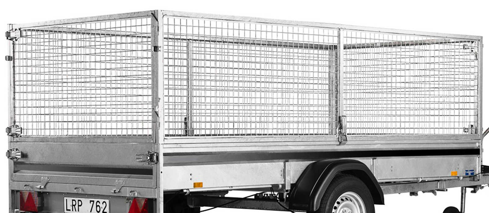 Nätgrindar 128x258-800 L släp