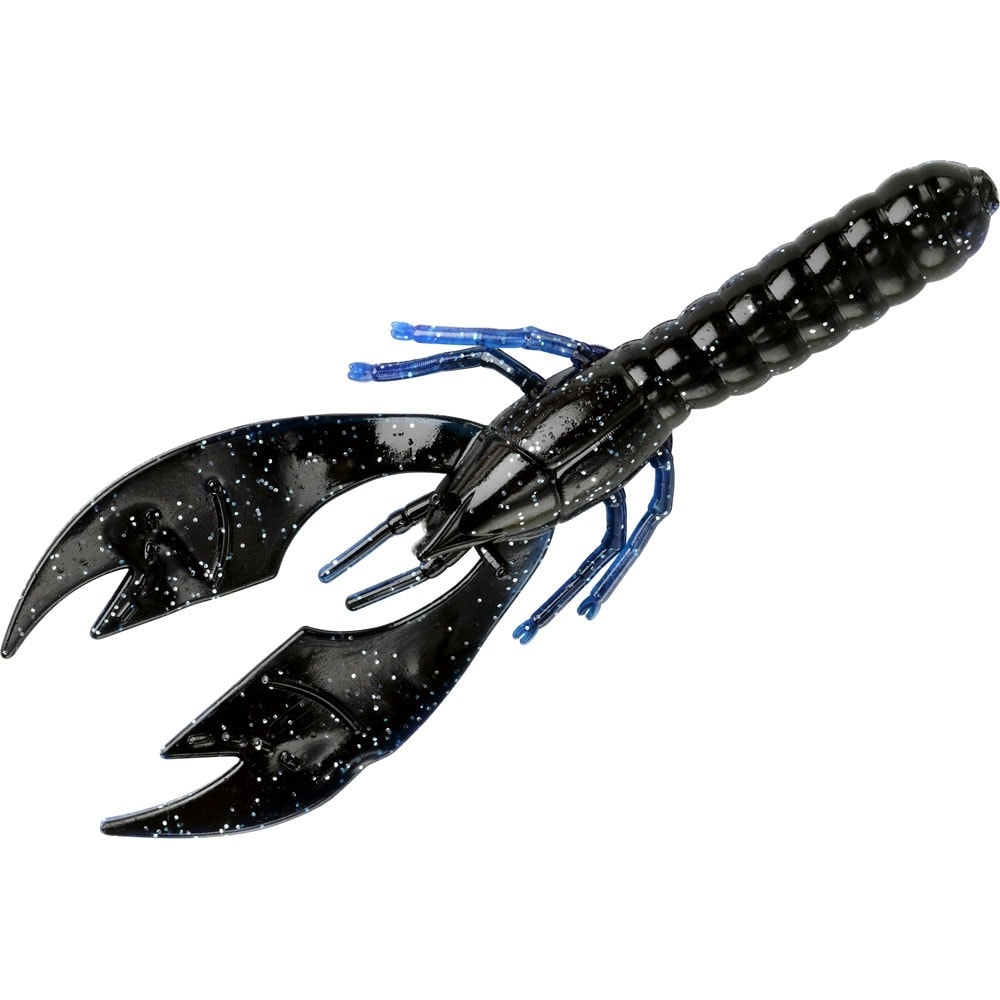 Yum Craw Papi 9,5 cm Black Blue Shad 8-pack