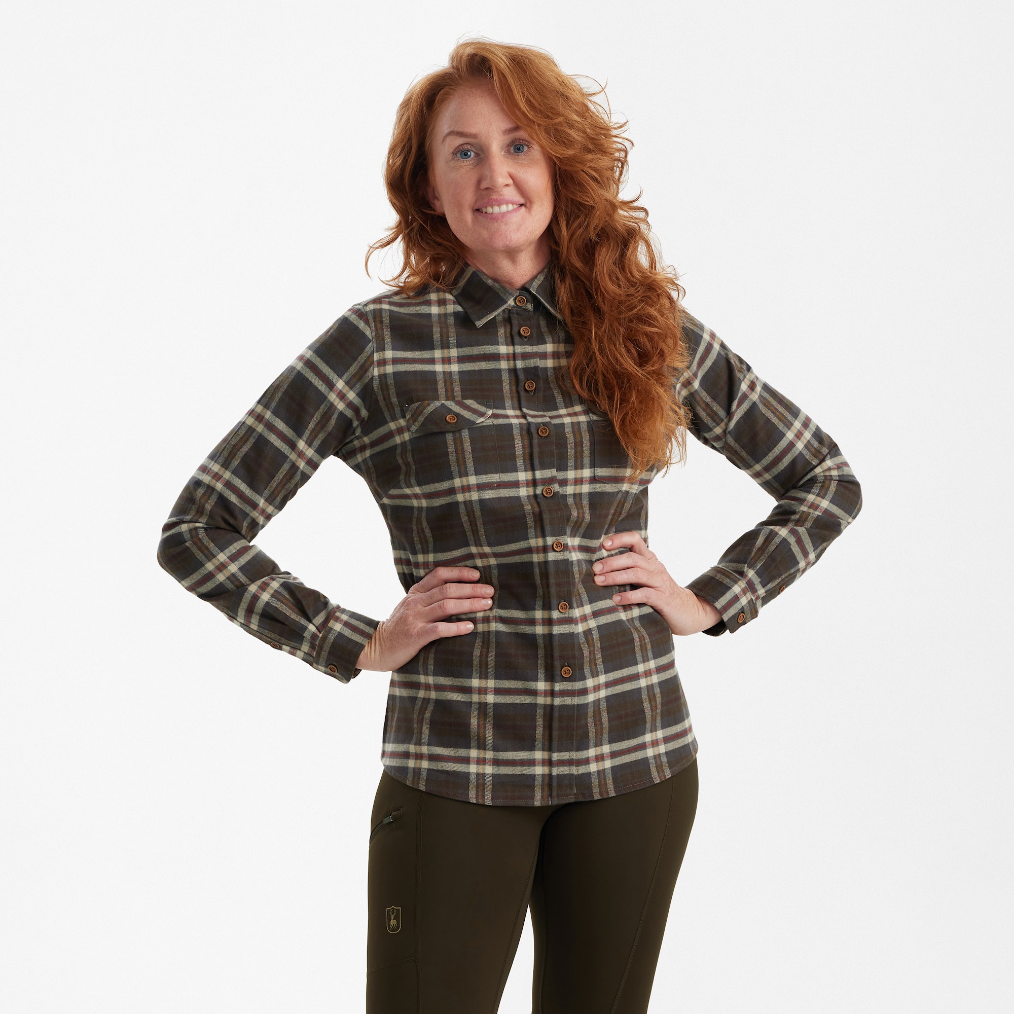 Deerhunter Lady Ruby Skjorta Dam Yellow check 44