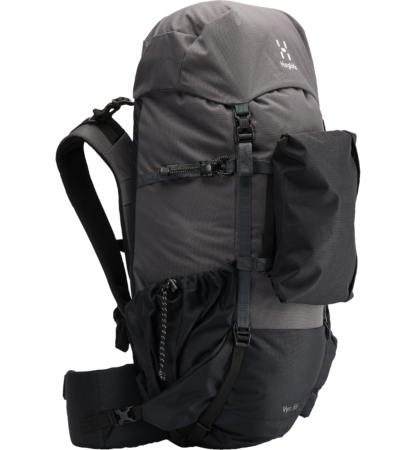 Haglöfs Vyn 55L Ryggsäck Magnetite/True Black -