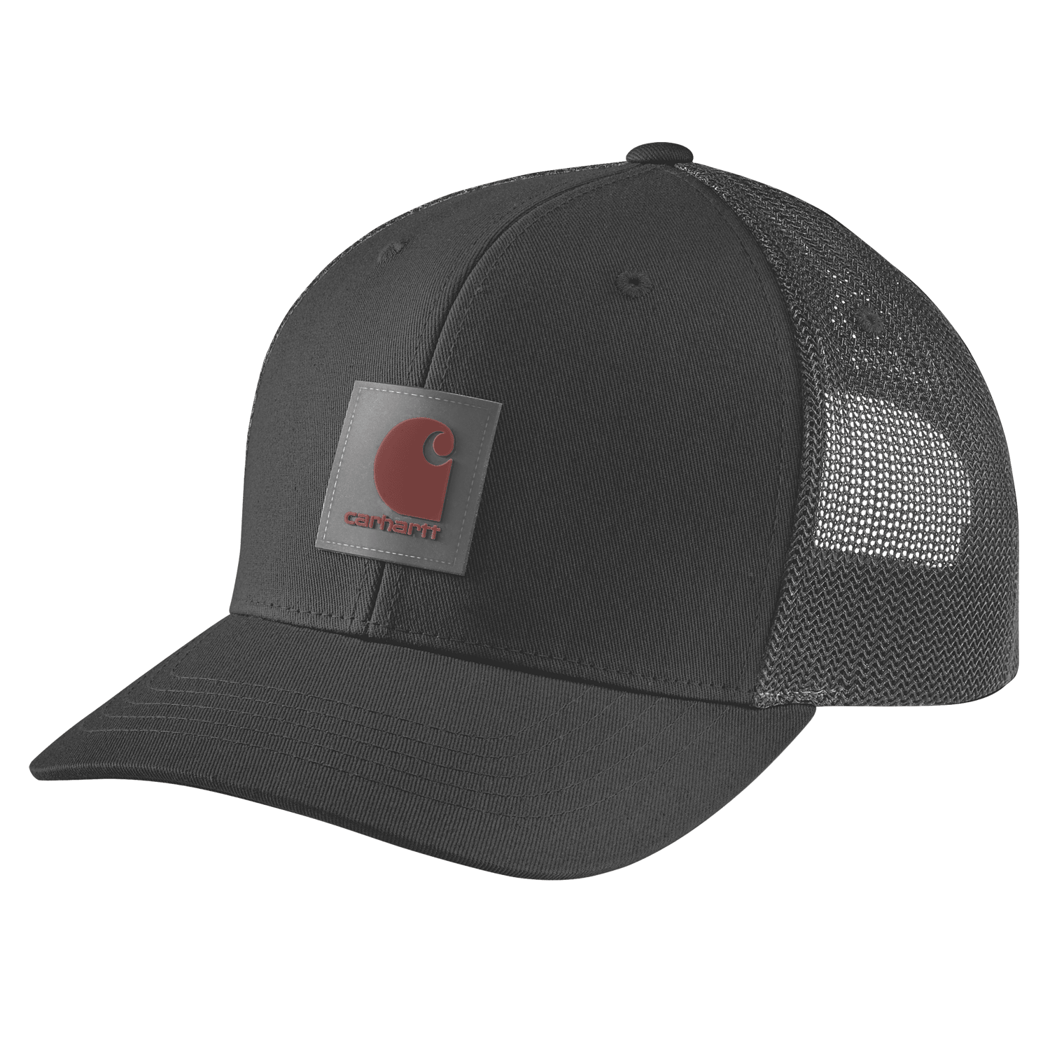 Carhartt Rugged Flex™ Twill Mesh-Back Logo Patch Cap Men Black