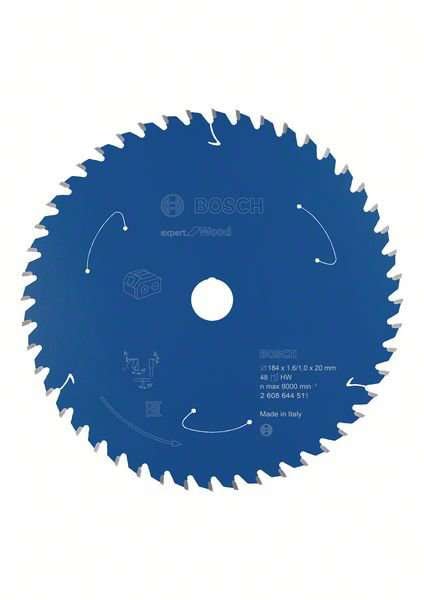 Bosch Sågklinga Expert for Wood 184×1,6/1×20mm 48T