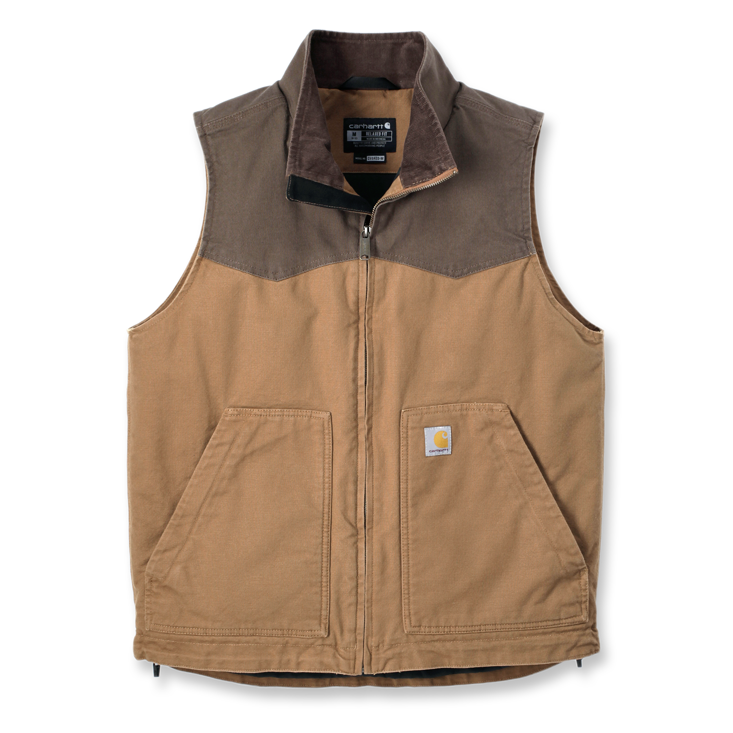Carhartt Montana duck Vest, Herre, Carhartt brown/coffee, L