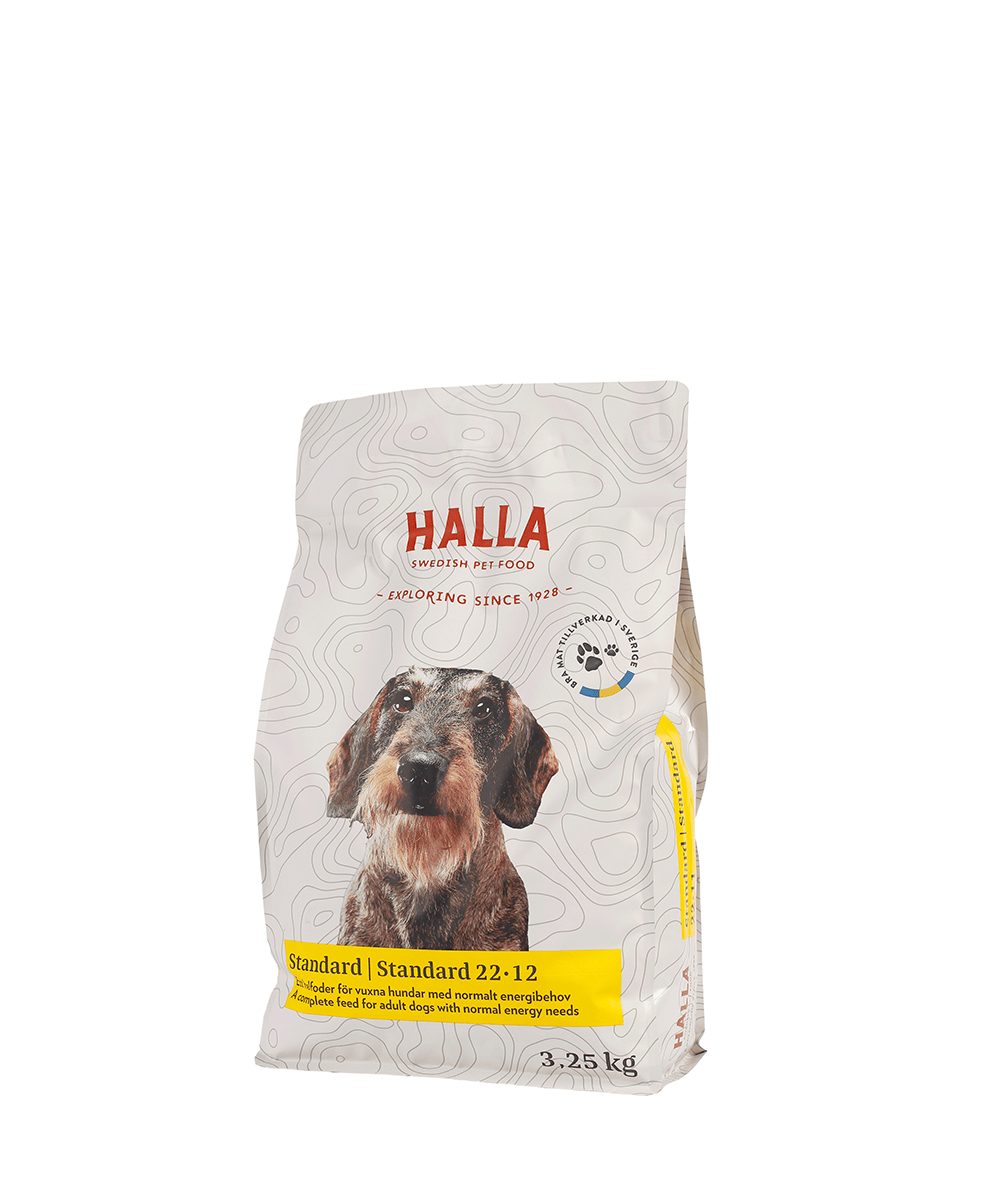 Halla Standard Hundfoder 3,25 kg