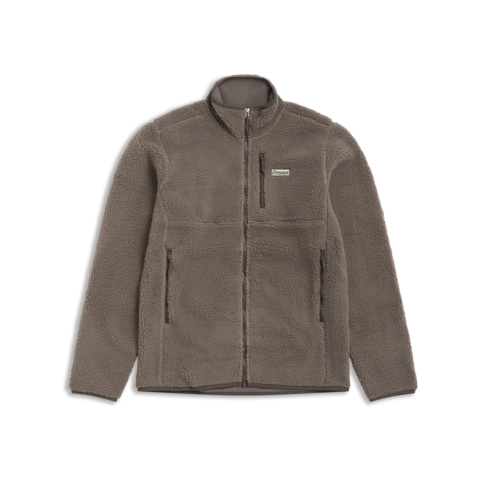 Bergans Lunnan Pile Fleece Jacket Men Rock Taupe
