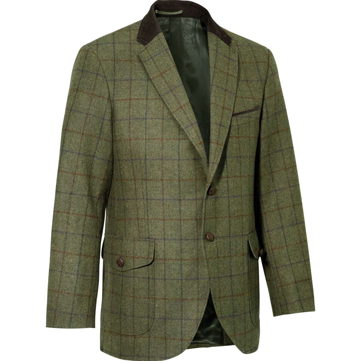 Swedteam 1919 Klassisk Jagtjakke Tweed Grøn