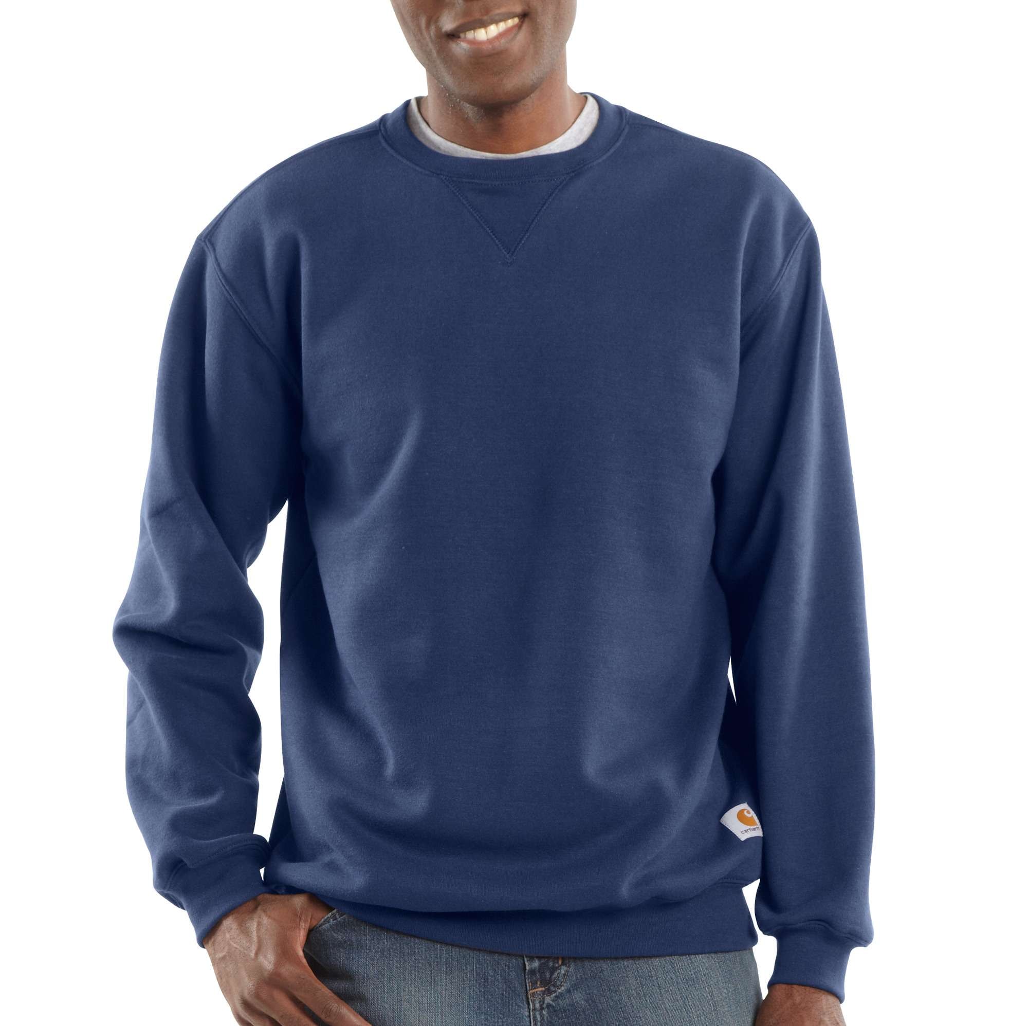 Carhartt Midweight Crewneck Sweatshirt Mens New Navy XS