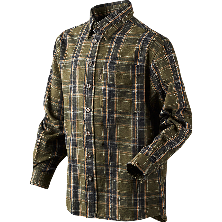 Seeland Edwin Kids skjorta Shaded Olive Check