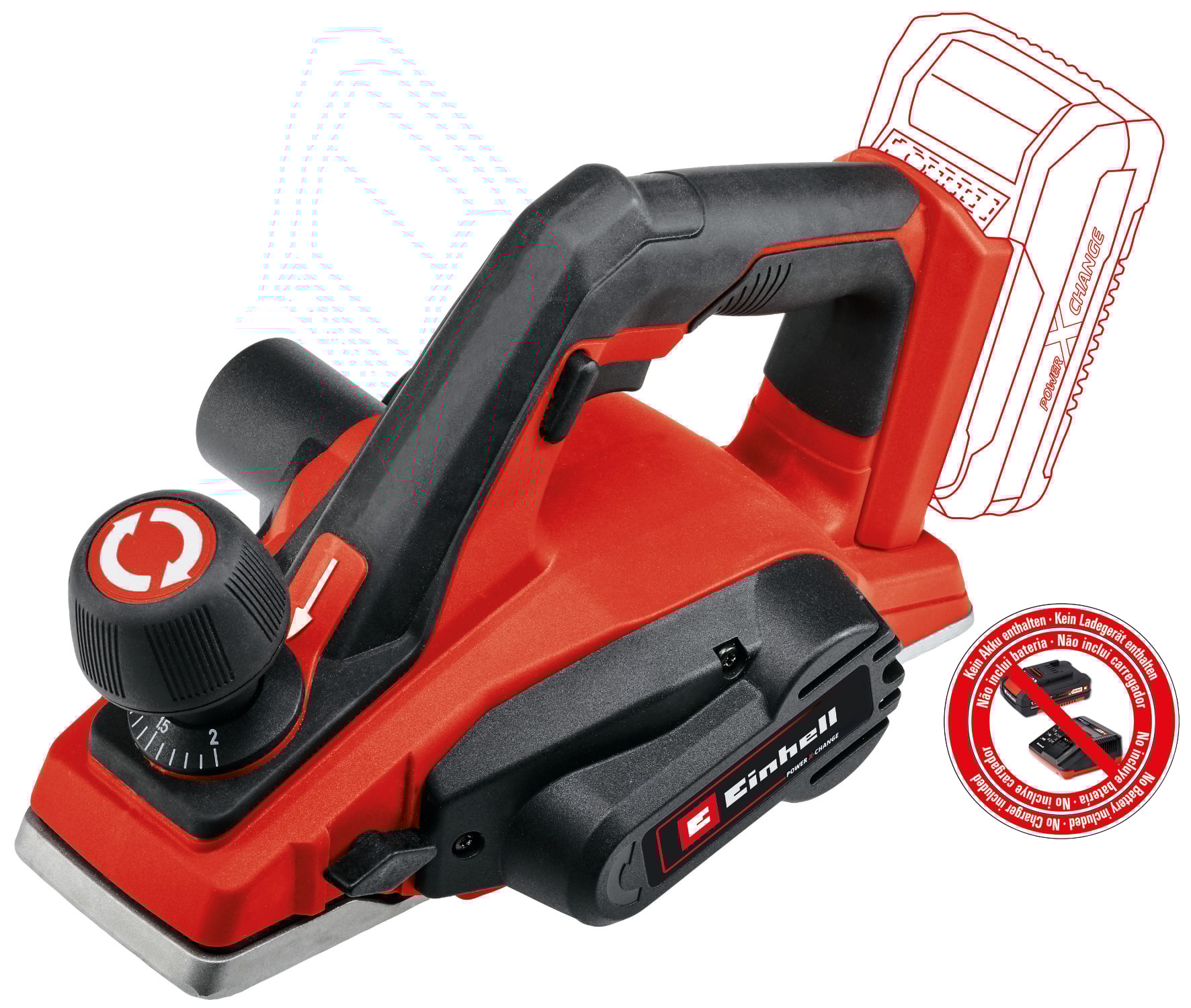 Einhell TE-PL 18/82 Li-Solo Sladdlös hyvel