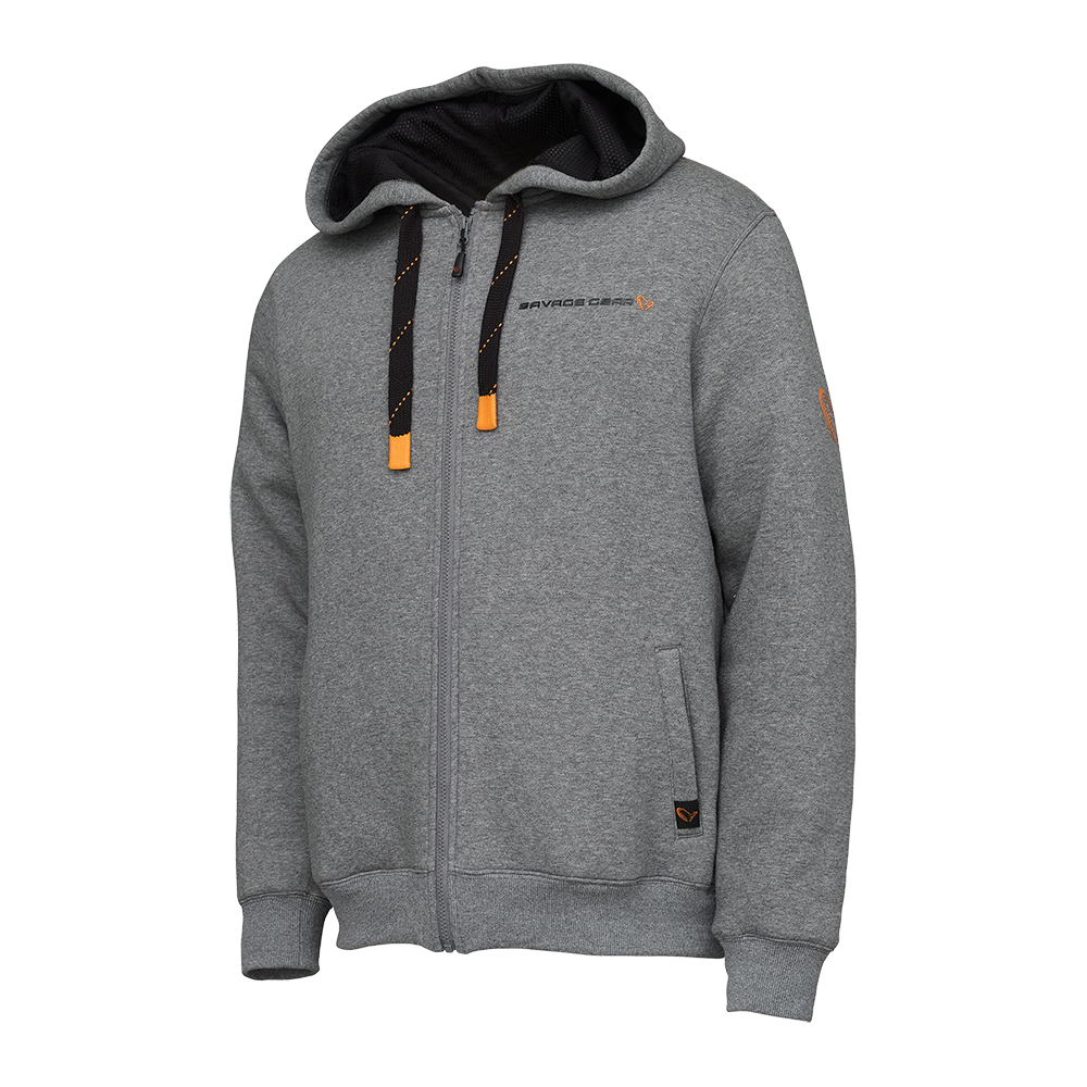 REA/Black Friday Classic Zip Hoodie L Grey Melange