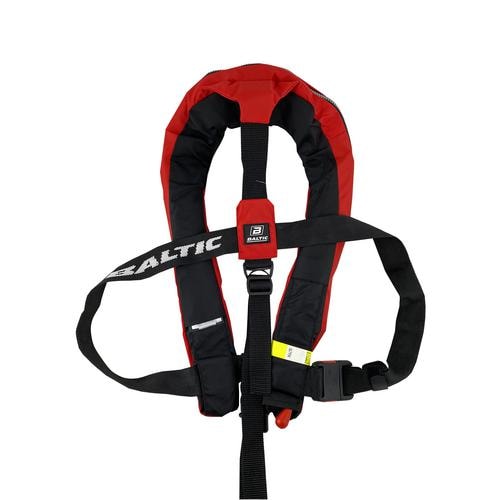 73335 7OC Uppblåsbar väst röd 100N baksida 200214-