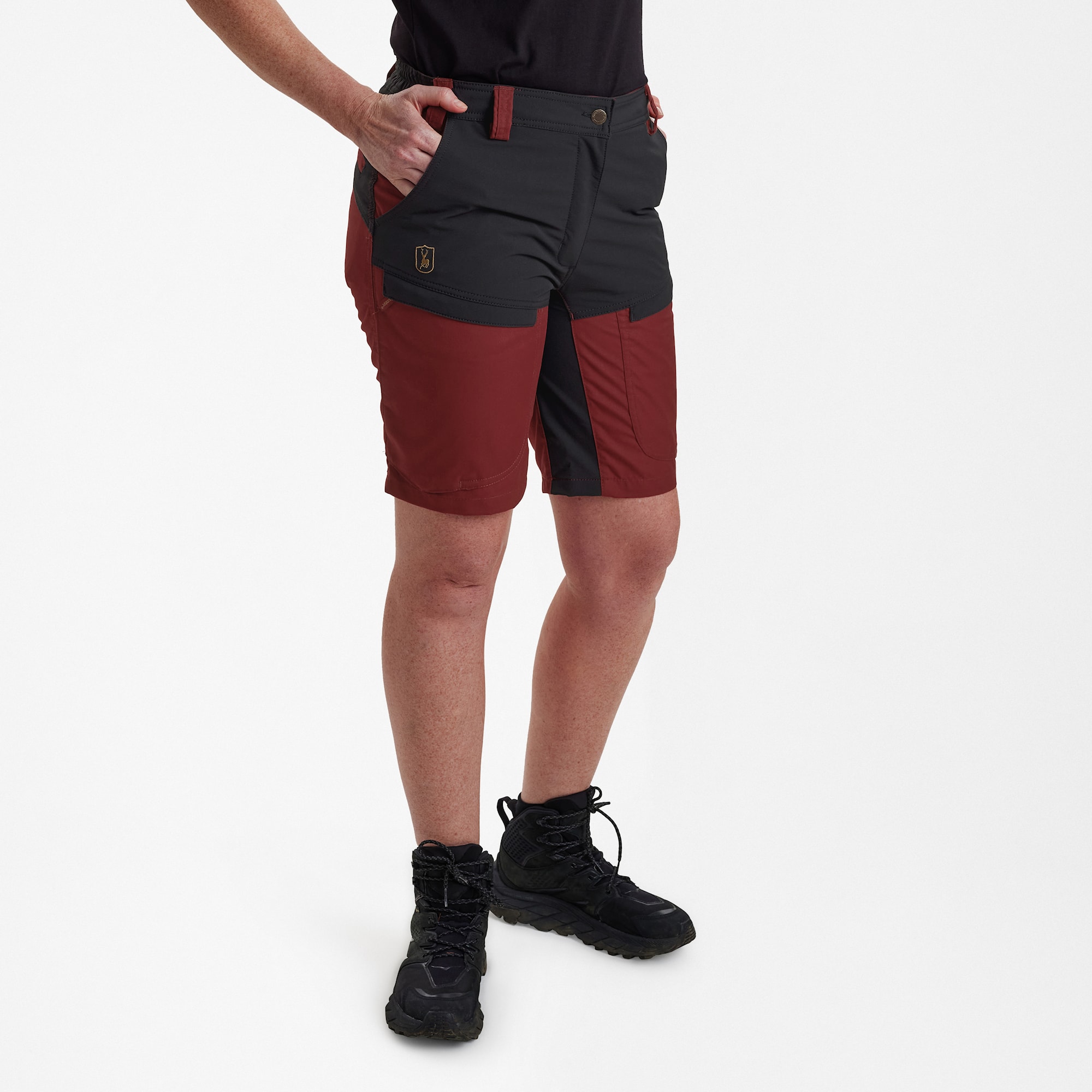 Deerhunter Lady Ann Shorts Dam Oxblood Red