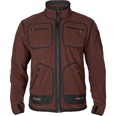 Härkila Kamko Fleecejacka Herr Green/Bordeaux