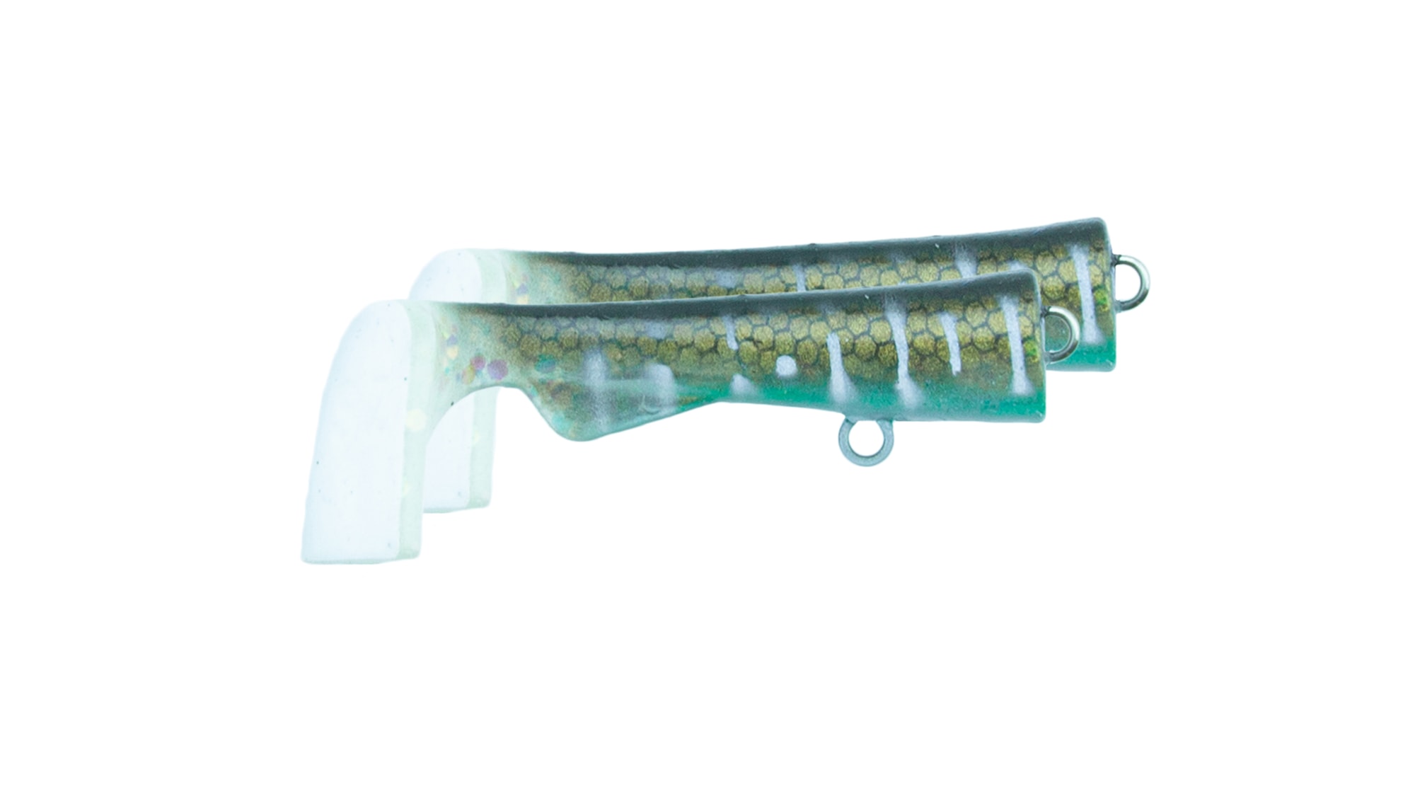 Svartzonker Ugly Louis Paddle tail 2-pack UV Electric Pike