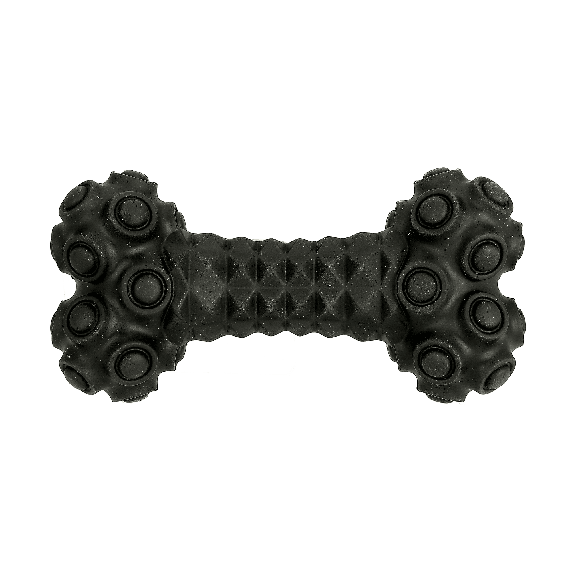 Dogman Rough Play Hundleksak Gummi Ben Svart