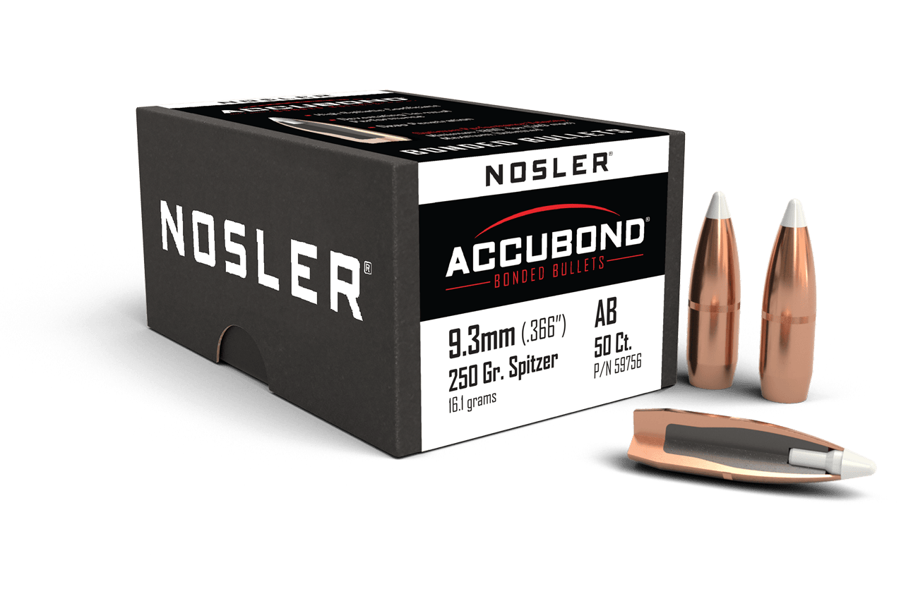 Nosler Accubond-kulor kal.9.3 250gr 50st
