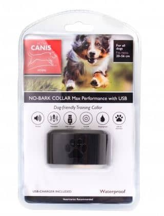 Active Canis No Bark Collar Max Performance USB anti-gø halsbånd med sensor