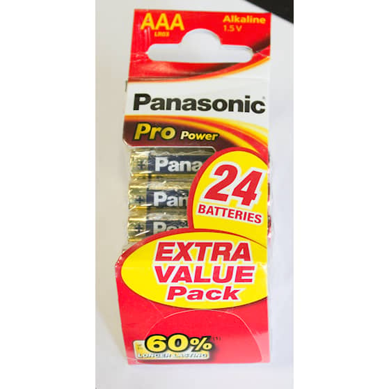 Panasonic Pro Power AAA 24-pakkaus