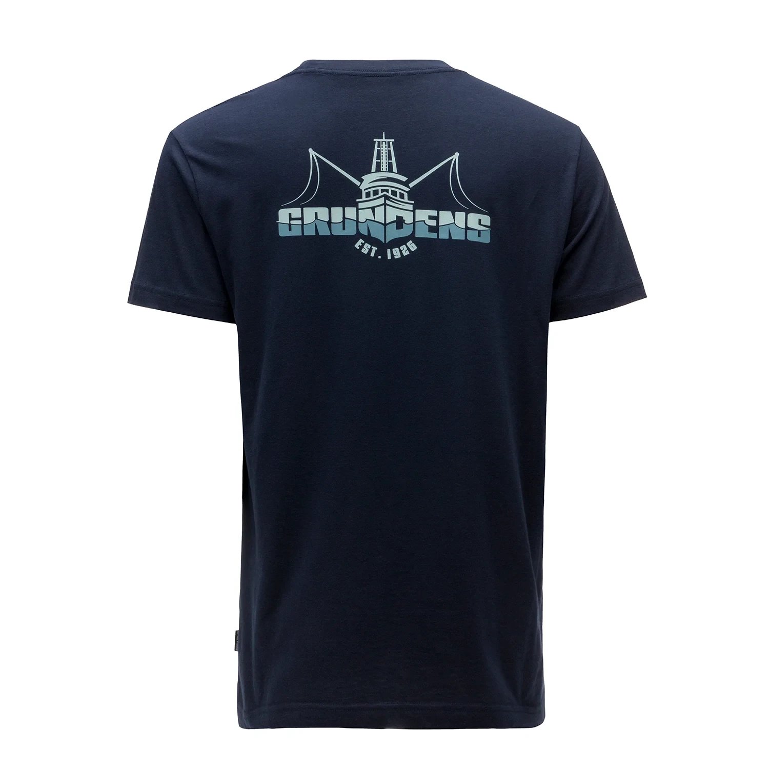 Grundéns Logo Boat SS T-Shirt Dark Navy, XL -