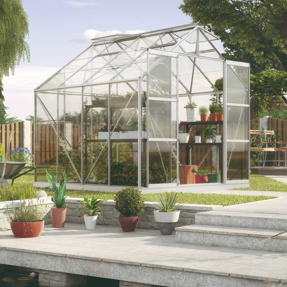 Vitavia Växthus Uranus 6,7 kvm Grön Glas