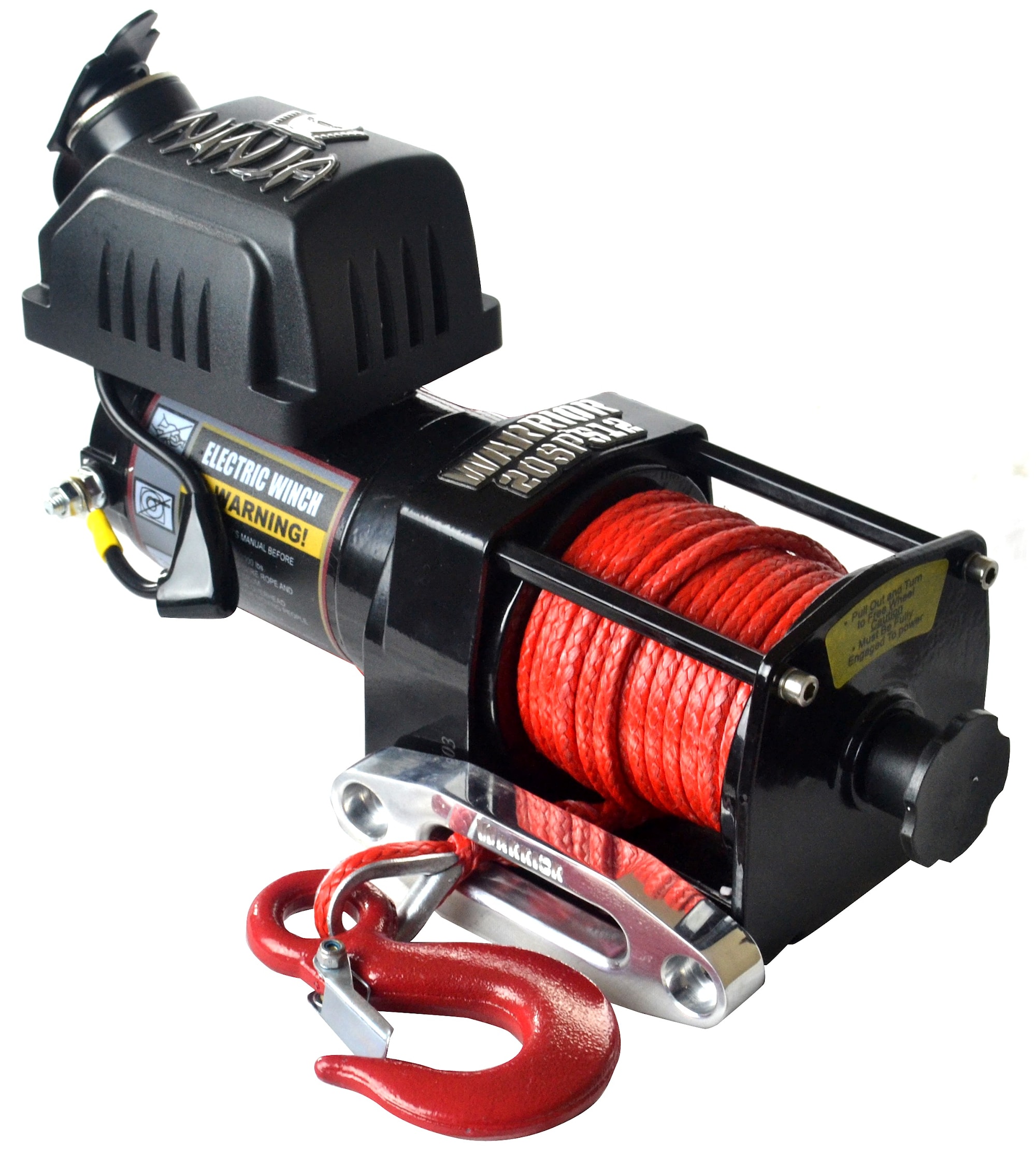 Warrior Winches Vinsj Ninja 2000 lb 24V Armortek syntetisk