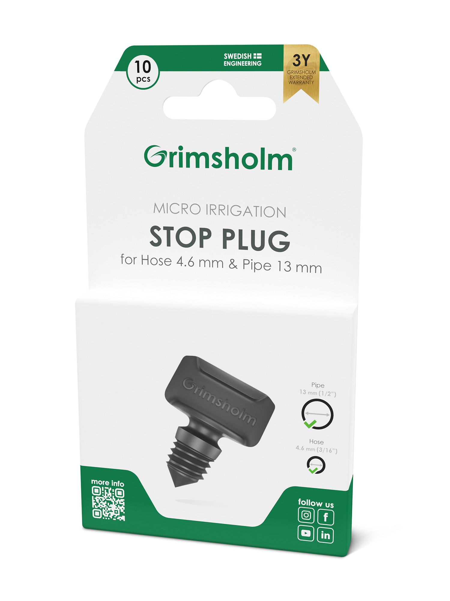 Grimsholm stopprop 4,6 mm