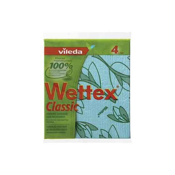 Wettex Sieniliina Classic 4-pakkaus Sekalaiset värit