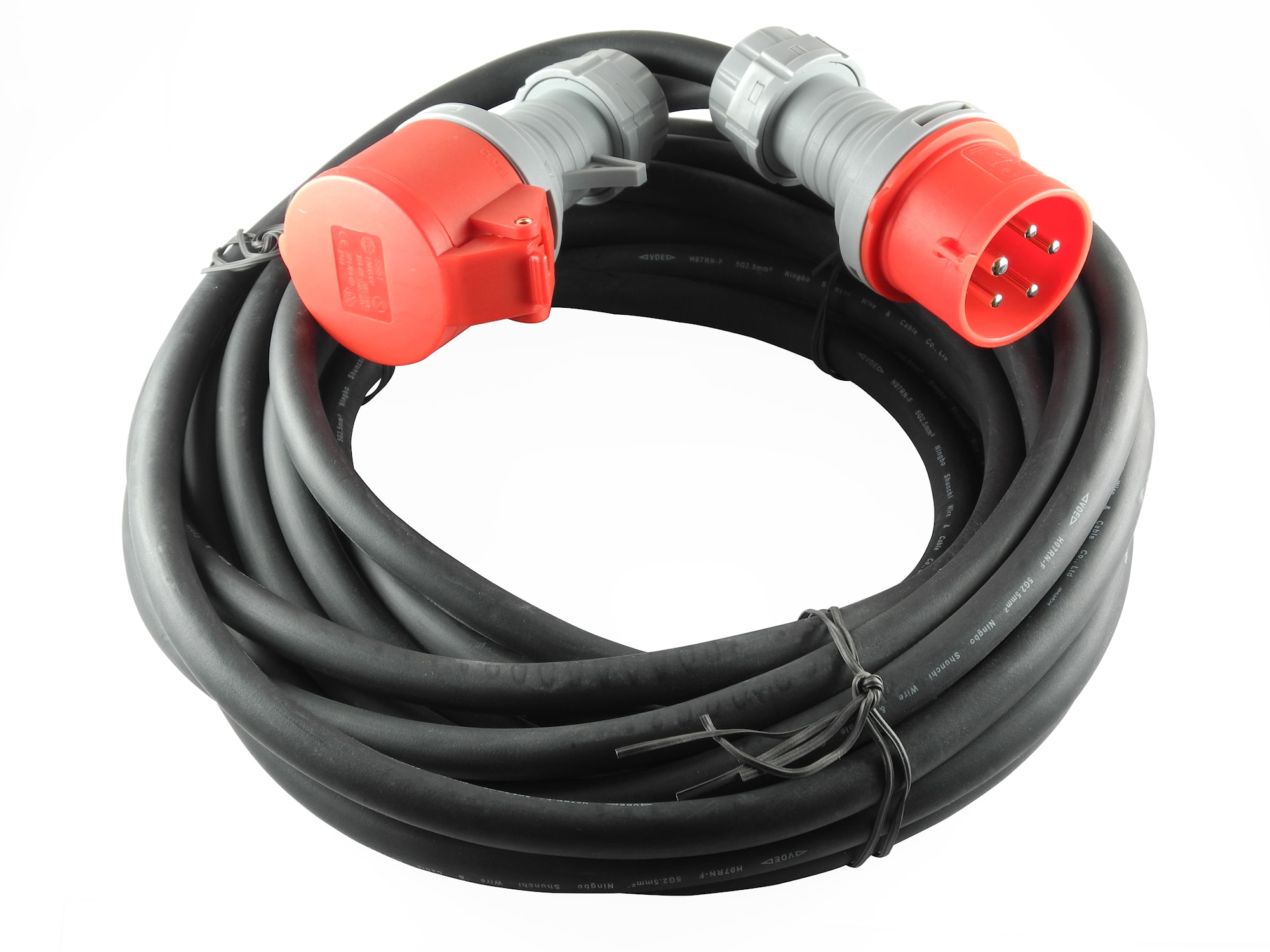 3-faset Forlængerledning 10 m RDOE 5G2,5 mm²
