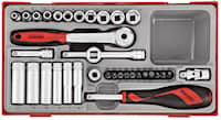 Teng Tools Hylsnyckelsats TT1435 1/4 35 delar
