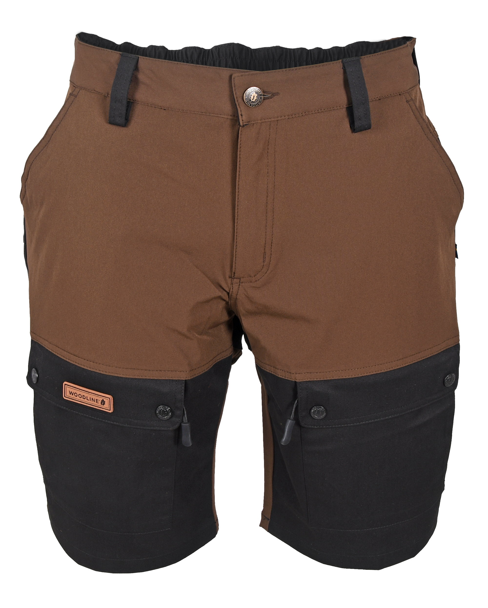 Woodline Shorts Boksund Brun/Sort
