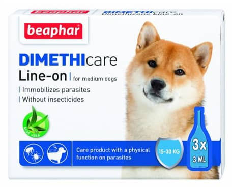 Beaphar Flea & Tick Line On (Dimethicone) Medium Dog 15-30kg