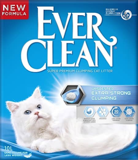 Ever Clean Extra Sterk uparfymert 10l kattesand