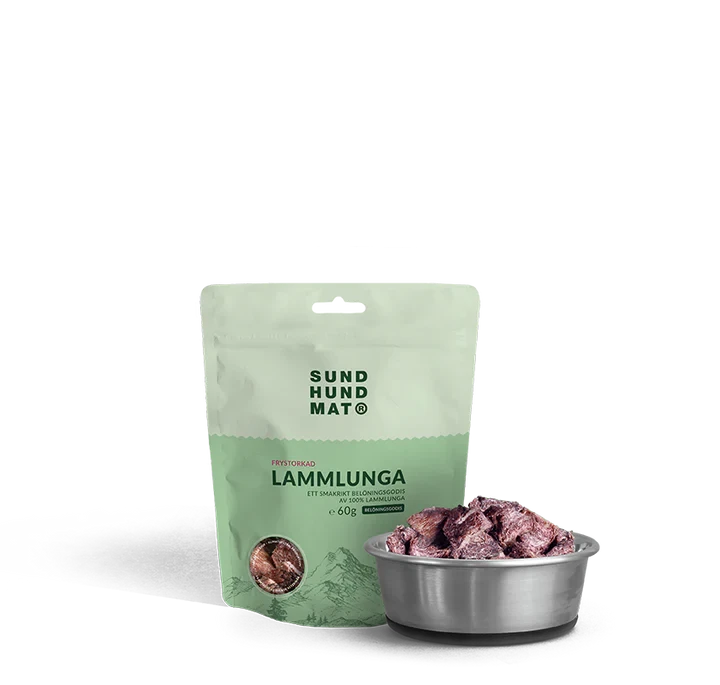Sund Hundmat Frysetørkede lammebiter 60g