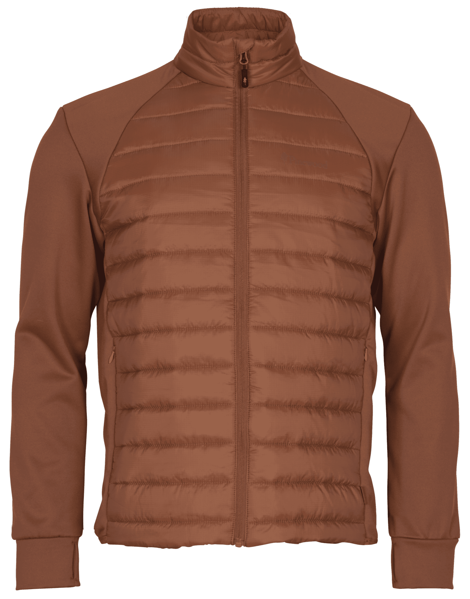 Pinewood Finnveden Hybrid Power Fleecejacka Herr Terracotta