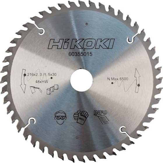 Hikoki sågklinga 216x 2,3mm 30mm hål 48T