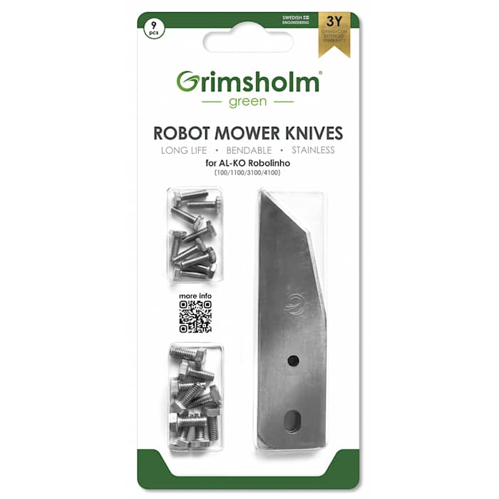 Grimsholm Messer für AL-KO Robolinho (100 1100...) 9 Stück
