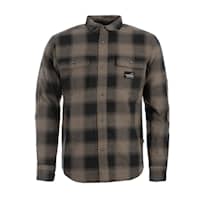 Arrak Outdoor Flannel insulated shirt M Brown/black