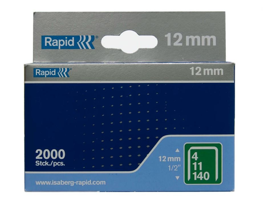 REA/Black Friday Rapid Häftklammer 140/12mm, galvad, 2000-pack