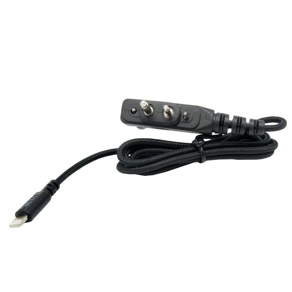 T-Coil Liitoskaapeli Viistottu 2-päinen liitin ruuvilla