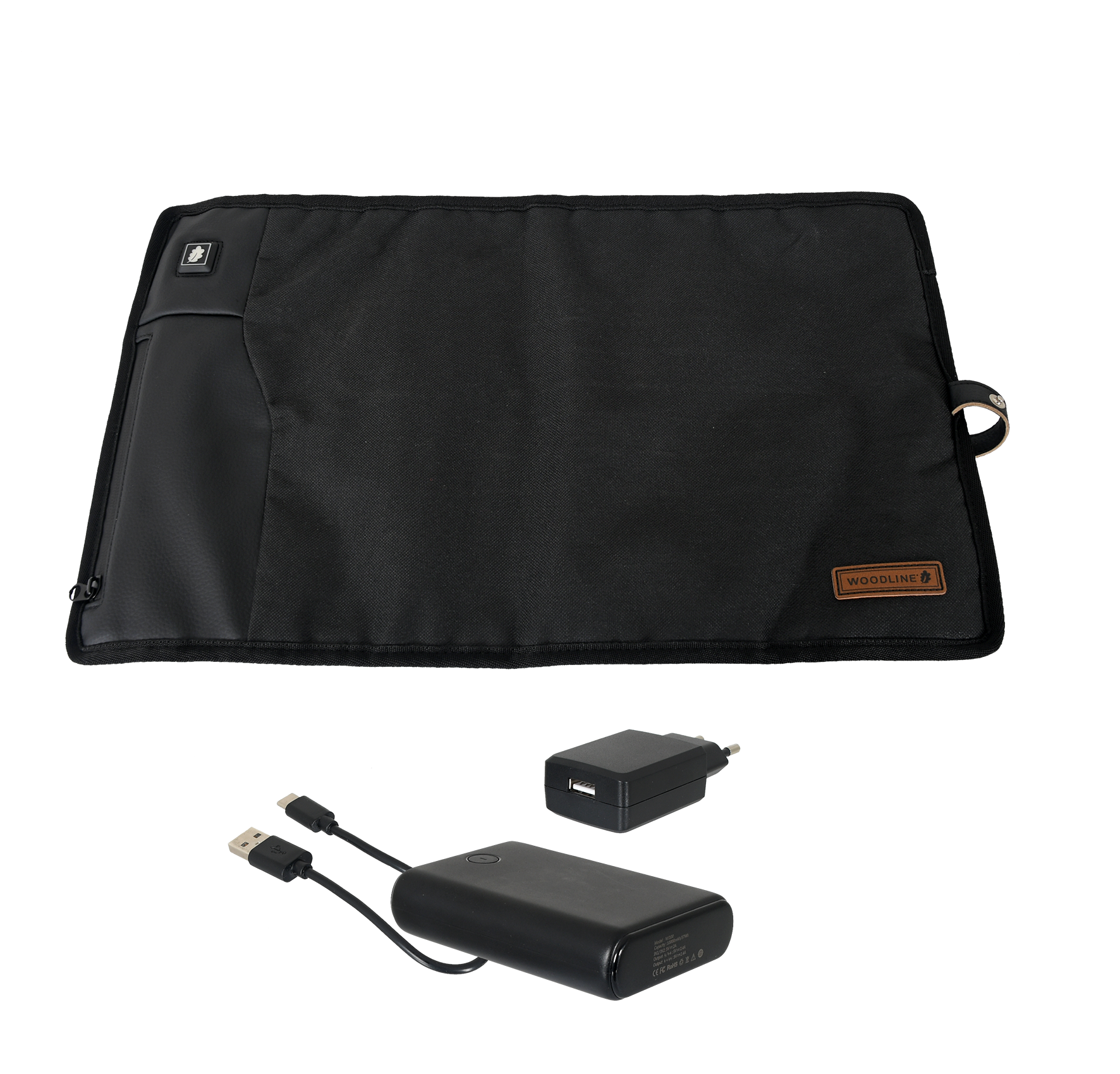 Woodline Lämpö-istuinalusta Keflavik - Sis. powerbank 10.000mAh
