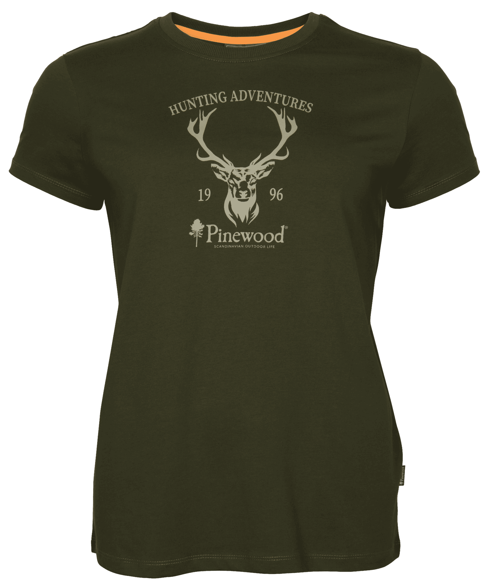 Pinewood Red Deer T-Shirt Dam Green