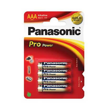 Panasonic Batteri Pro Power Alkaliske AAA