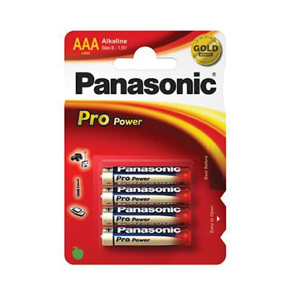Panasonic Batteri Pro Power Alkaliska AAA