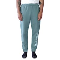 Carhartt Midweight Tapered Graphic Sweatpants Herr Sea Pine Heather