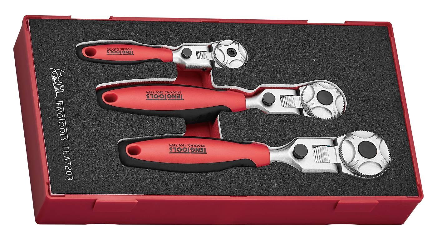 Teng Tools Spärrhandtagssats TEA7209 EVA 3 delar