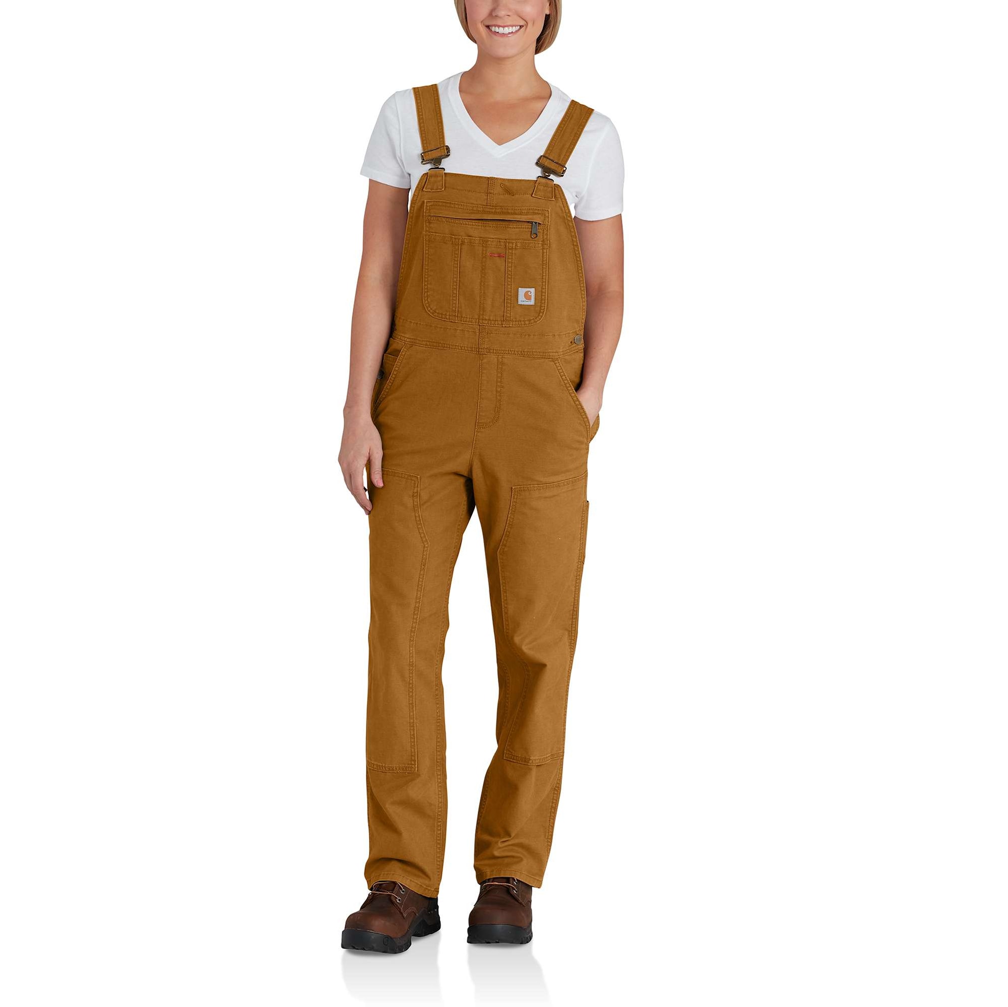 Carhartt Crawford Suspender Pants Women's Carhartt® Brown