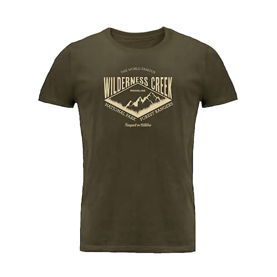 Woodline T-shirt Wilderness Creek Green