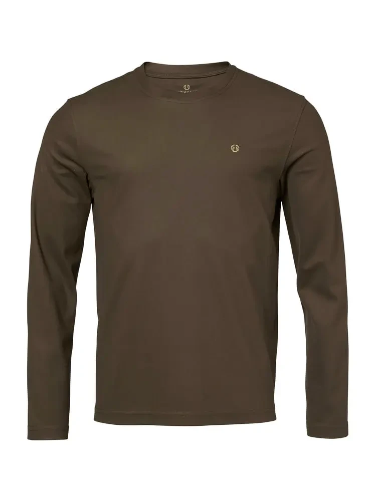 Chevalier Stalker Technical Långärmad T-shirt Herr Fallow Brown