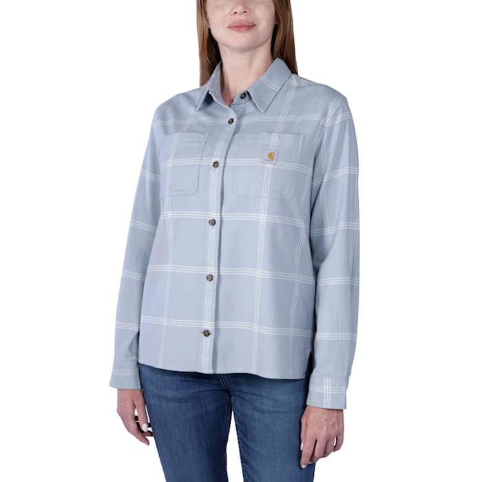 Carhartt Midweight Flannelskjorta Dam Neptune